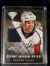 2013-14 Panini Titanium Game Worn Gear Jersey BROOKS LAICH #GG-LAI Capitals