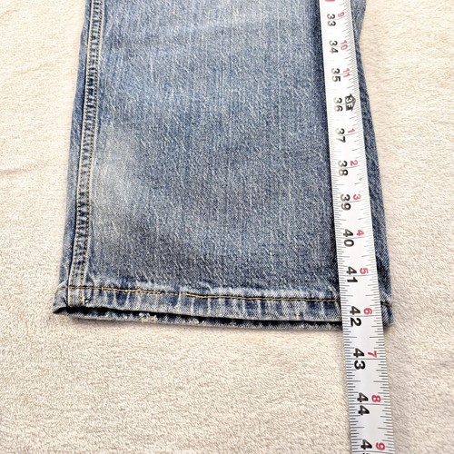 NEW Levis 505 Men's Light Blue Regular Stretch Fit Denim Jeans Size 40x30 Cotton - Picture 2 of 12