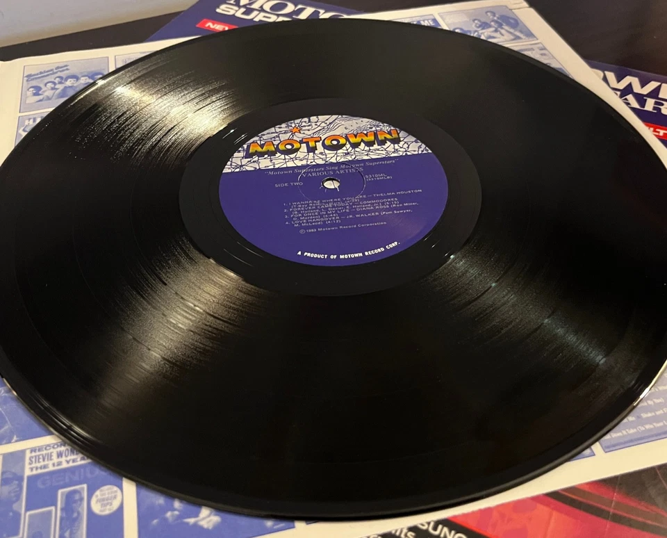 MOTOWN SUPERSTARS Compilation (1983) - 12" Vinyl Record LP - EX - Image 3 of 3