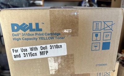 Genuine Dell 3110cn/3115cn NF556 Yellow High Capacity Toner Cartridge CT350455