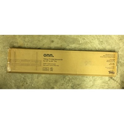 Onn Tilting TV Wall Mount Kit for 24'' to 84'' TVs (HDMI cable included)