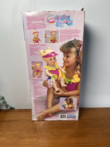 Vintage Playmates Beach Baby Water Babies Doll w Accessories & Box Collectible - Picture 11 of 14