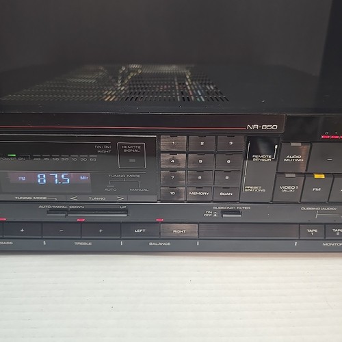 Nikko Stereo Receiver NR-850, AM/FM Hi-Fi Amplifier, AC 120V 60Hz 320W in Black - Picture 4 of 11