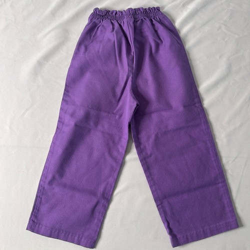 NWOT Vintage Health-tex Single Stitch Purple Paperbag Pants Sz 4 - Picture 8 of 10