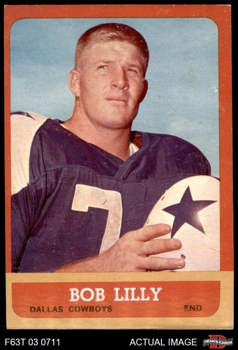 1963 Topps #82 Bob Lilly Cowboys RC HOF SHORT-PRINT TCU 4 - VG/EX