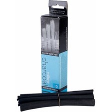 Daler Rowney Artists Willow Charcoal Assorted Sticks Diameter 2-10mm PACK OF 10