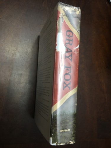 Gray Fox: Robert E Lee and The Civil War by Burke Davis (1st Ed 1956, Hardcover) - Picture 2 of 7