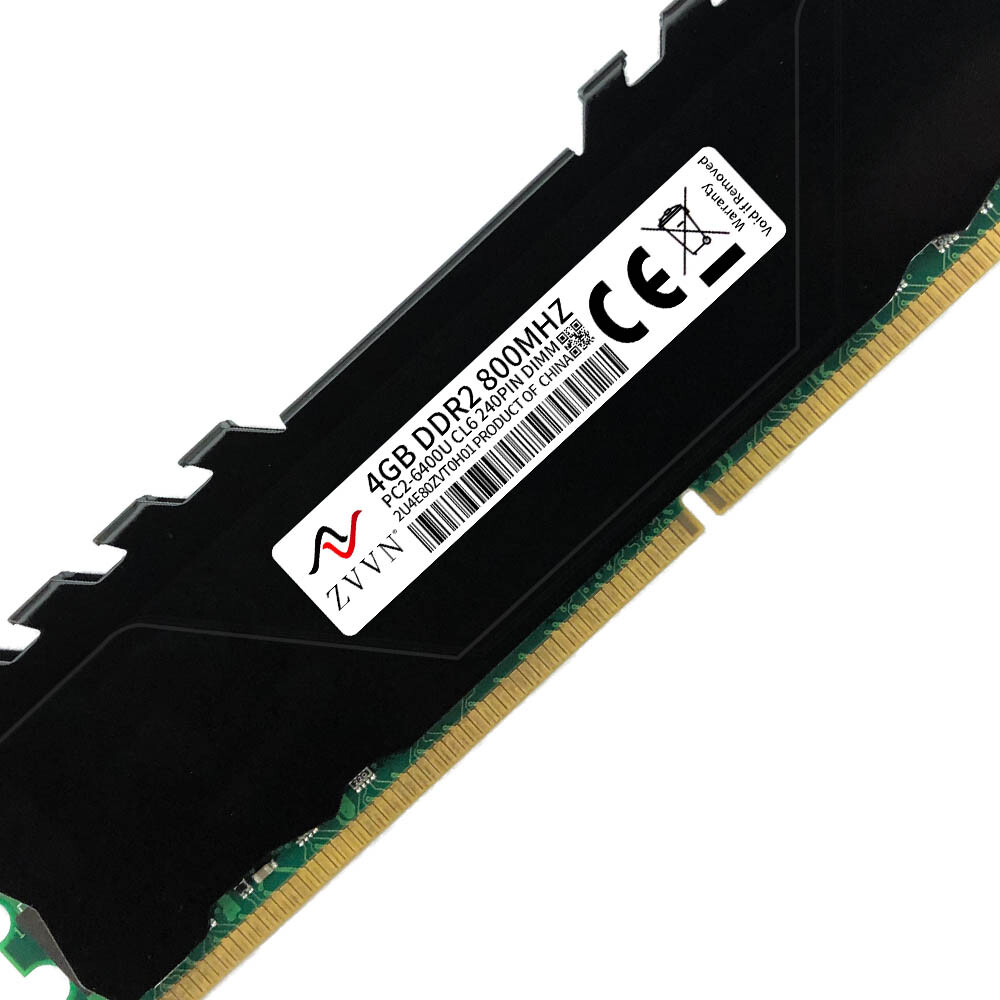 RAM DDR2 800 MHz PC2-6400U Per Desktop – 16GB/8GB/4GB, CL5, 1.8V, ZVVN