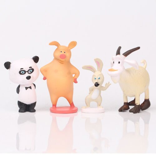 Juego de 10 figuras de acción de Masha y el oso juguetes de fiesta muñecas regalo adornos para pasteles - Imagen 4 de 4