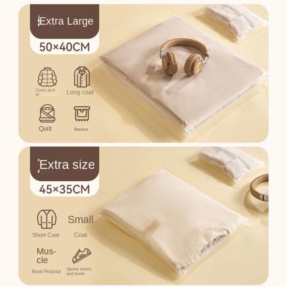 10pcs Waterproof Packaging Bag PE Shoes Storage Bags Travel Storage Bag