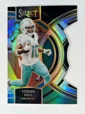 2023 Select Premier Prizm Die-Cut Tyreek Hill #142 Black & Green
