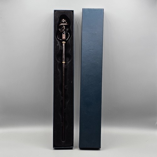 Universal Studios Wizarding World of Harry Potter Death Eater Skull Swirl Wand - 第 1/10 張圖片