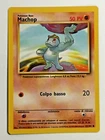 Pokemon Card Base Set Italian Machop 52/102. Vintage. WoTC
