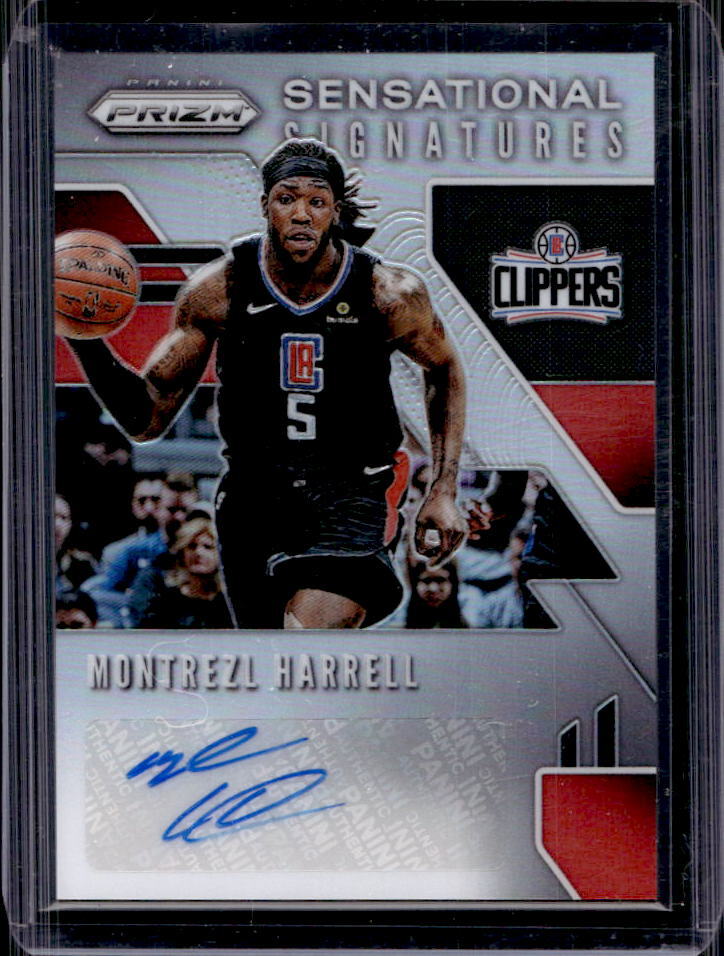 2019-20 Prizm Montrezl Harrell Silver Prizm Sensational Autograph Auto #SS-MTZ