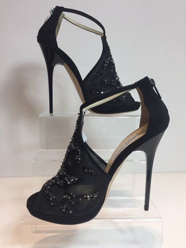 Jimmy Black Heels Choo A 6 Sparkle 5678 39 taglia 71 wqrqdtH5