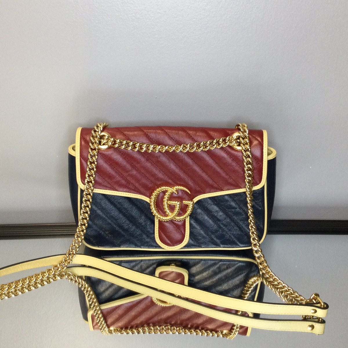 ショルダーバッグ・ポシェット SMALL GG MARMONT BAG Gucci Small GG Marmont Shoulder Bag | eBay