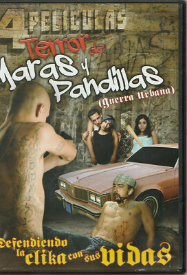 Terror de Maras y Pandillas - 4 Peliculas (Spanish DVD)  M18