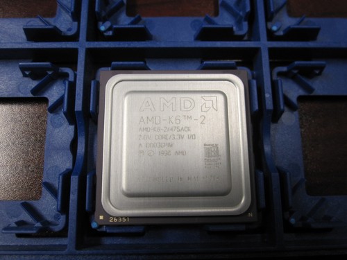 Vintage & New AMD-K6-2/475AFK/AHX/ACK 2.2v core 3.3v I/O Super Socket 7 - Picture 1 of 2