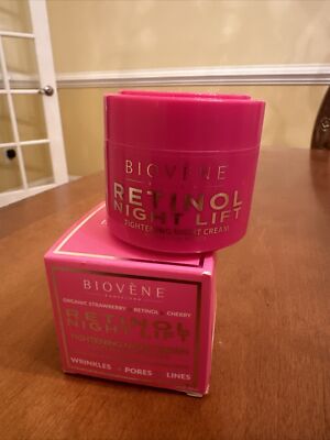 Biovene Retinol Night Lift Tightening Night Cream 50ml 1.69 Fl Oz Brand New