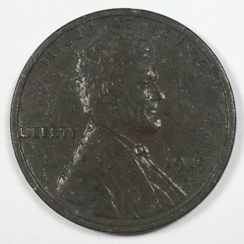 1919-D Lincoln Wheat Cent Penny - Extremely Fine (XF) Corrosion KM#132 - 5199-AH