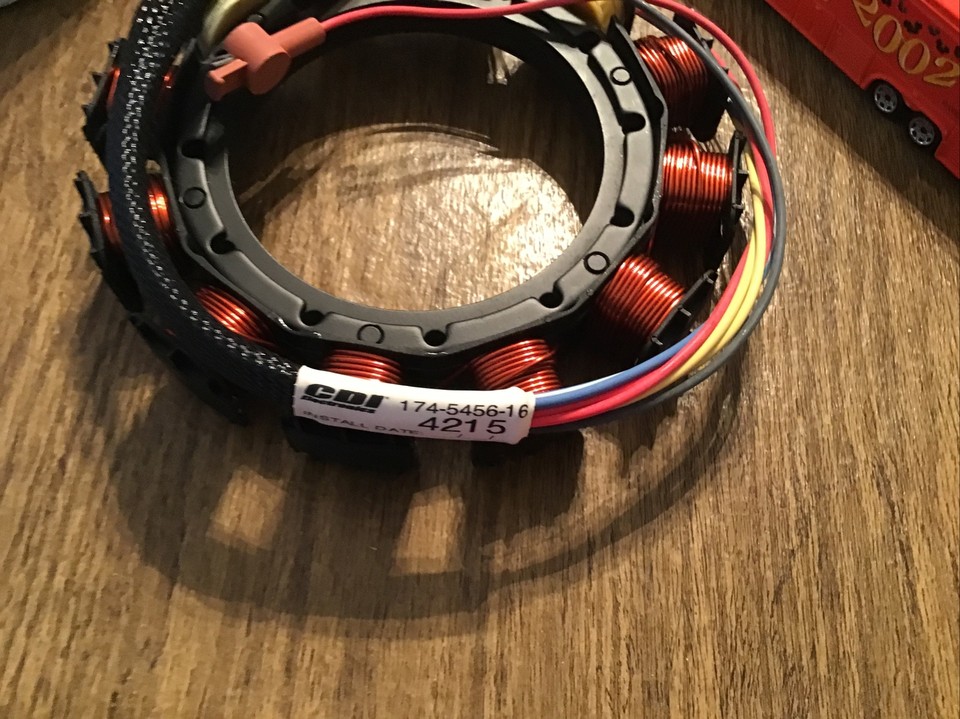 Stator For Mercury Outboard 135-275HP 2-Stroke 6-Cylinder (1981-1993) - Replaces 174-5456-16, 398-5454A35, 5454A32