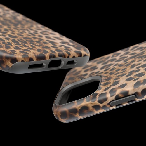 Funda resistente magnética con estampado de leopardo, cubierta de teléfono con estampado de animales, tecnología elegante - Imagen 69 de 161