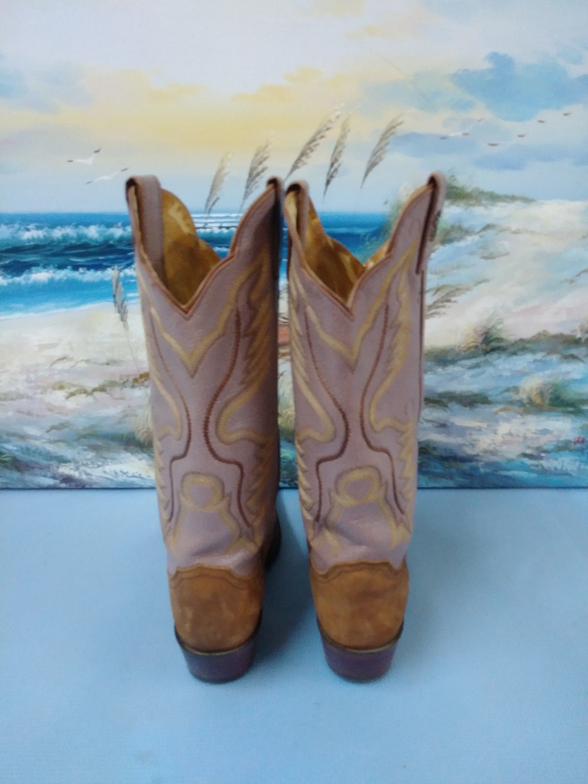 Justin cuero botas de vaquero para mujer Talla Talla Talla 7.5 C 5efb04 Justin cuero botas de vaquero para mujer Talla Talla Talla 7.5 C 5efb04