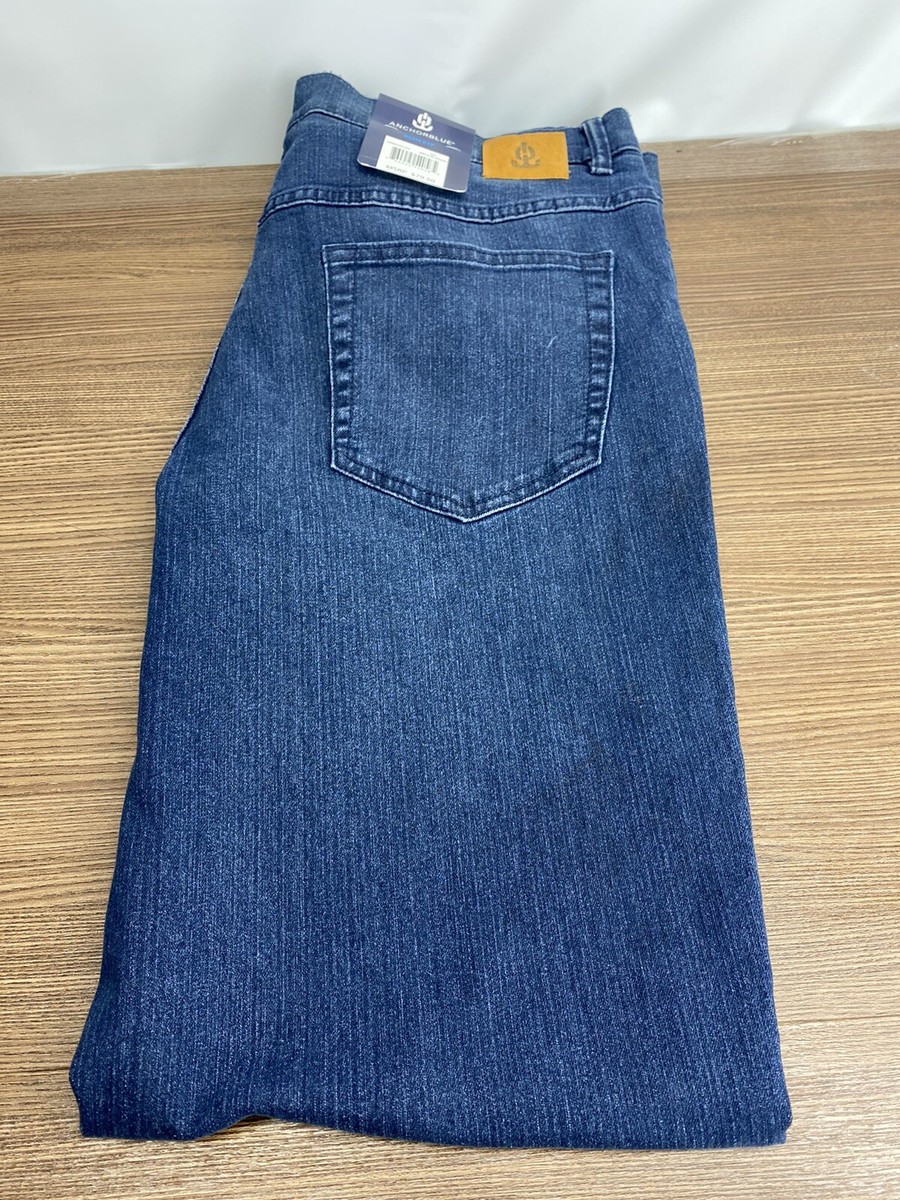 Anchor Blue Slim Fit Jeans Men's Size 36x32 Dark Vintage