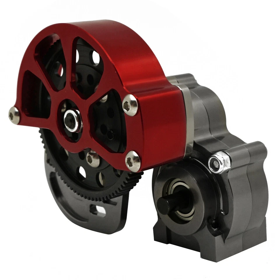 METAL Assembled Transmission w/ Gear Gearbox Tranny for 1/10 RC AXIAL SCX10 Cars - Image 2 of 4