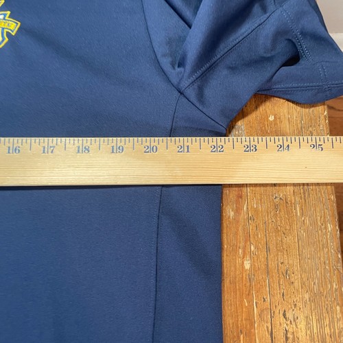Marquette Golden Eagles Polo Shirt Mens Large Blue Nike Casual Drifit Golf - Picture 10 of 13