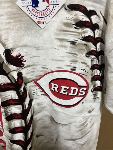 Men’s Size Large Cincinnati Reds T-Shirt New - Picture 3 of 5