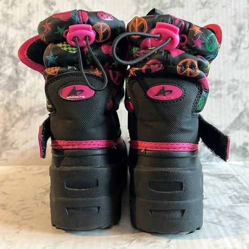 Stivali da neve invernali bambina Athletech taglia 12 slip on foderati in pile - Foto 3 di 9