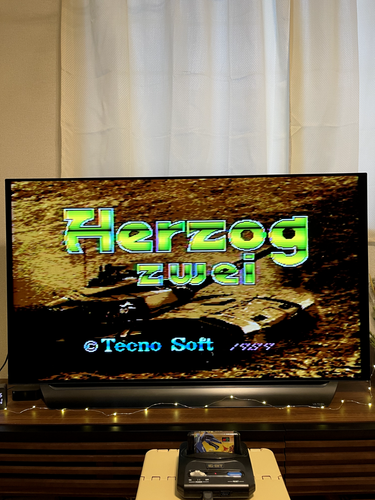 Herzog Zwei Mega Drive Japan (Cartridge, Box & Manual) - Picture 2 of 15