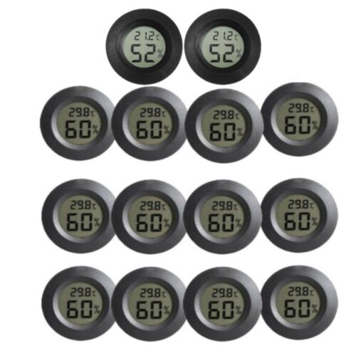 Mini termómetro LCD digital higrómetro medidor de temperatura de humedad probador de interiores - Imagen 18 de 19