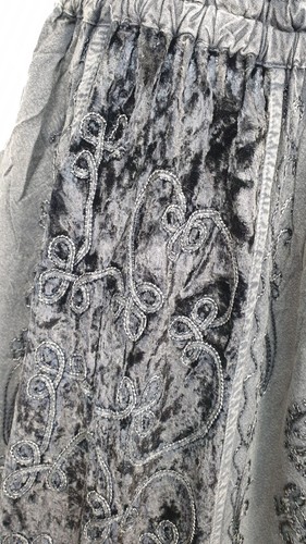 Winter skirt Maxi Rayon Velvet Medieval Embroidered Size 10 12 14 16 18 20 22 24 - Picture 25 of 43