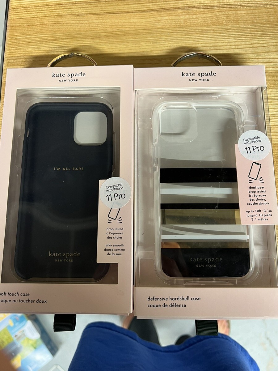 TWO Kate Spade New York Defensive Hardshell Case for iPhone 11 Pro Blossom 