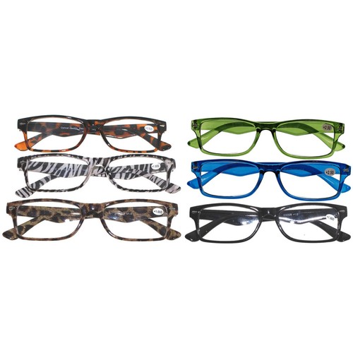 Mens Womens Fashion Reading Glasses Quality Lightweight Frames Black Blue Green - Picture 3 of 29