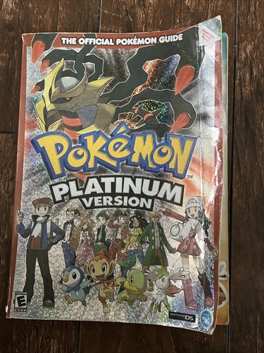 Pokémon Platinum Version: The Official Pokémon Game Guide No Poster/Map - Imagen 1 de 4
