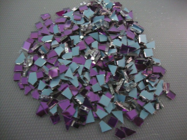 200 pz mosaico viola specchio piccoli pezzi spessore 2 mm - arte e artigianato - SPEDIZIONE GRATUITA- 200 pz mosaico viola specchio piccoli pezzi spessore 2 mm - arte e artigianato - SPEDIZIONE GRATUITA-