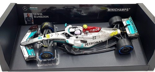Minichamps 1/18 Scale 110 220744 F1 Mercedes AMG W13 E 2022 Monaco Hamilton #44 - Picture 4 of 5