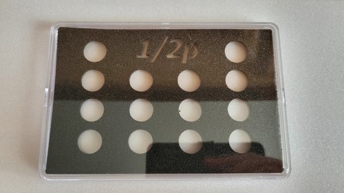 Portamonete per collezione monete decimali 1/2p mezzo penny - contiene 14 monete - Foto 7 di 21