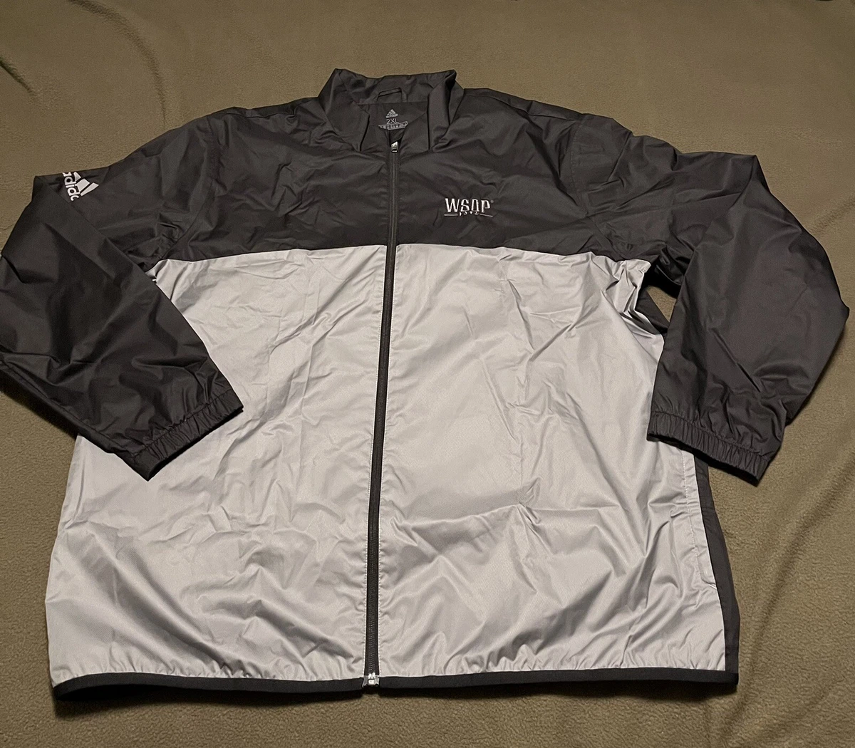 Adidas windbreaker hotsell xxl