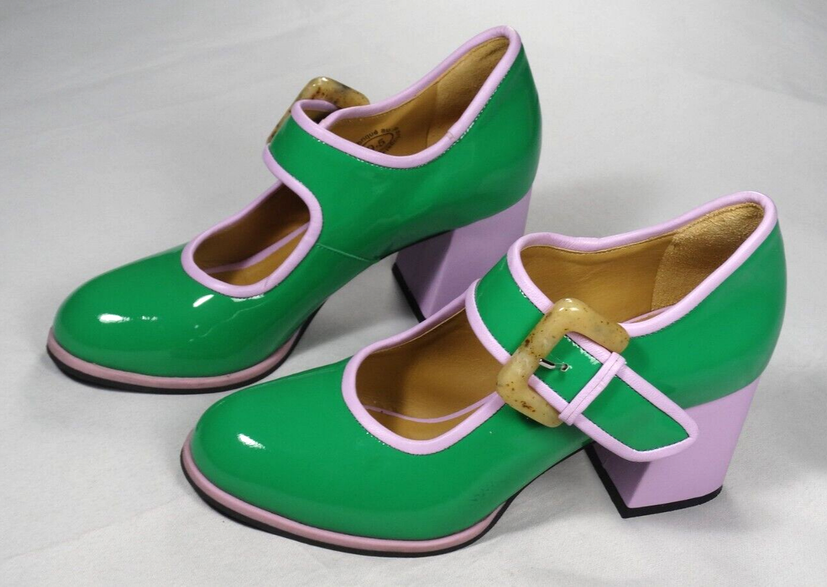 John Fluevog Clouds of Joy Cumulus 9.5 Patent Leather Mary Jane