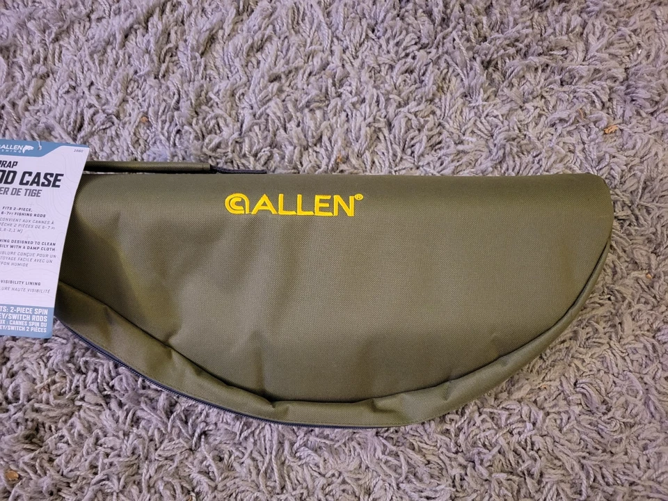 🔥🔥 Allen Company RIPRAP 2 piezas caña de pescar y carrete estuche de viaje 45" nuevo con etiquetas Foto 2 de 4