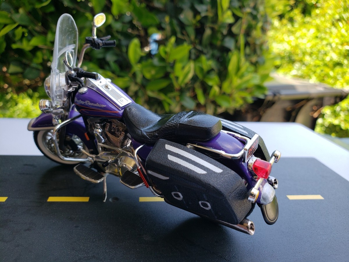 1/18 Diecast 2003 Harley Davidson Road King By Ertl In Purple | eBay