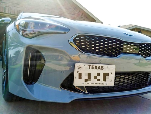 Placa EOS para Kia Stinger tamaño completo gancho de remolque delantero soporte de placa de licencia - Imagen 3 de 12