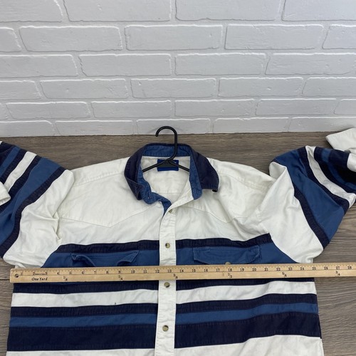 Vintage Wrangler Brushpopper shirts Pearl Snap Western Wear Size XL? XXL? Read - Picture 8 of 11
