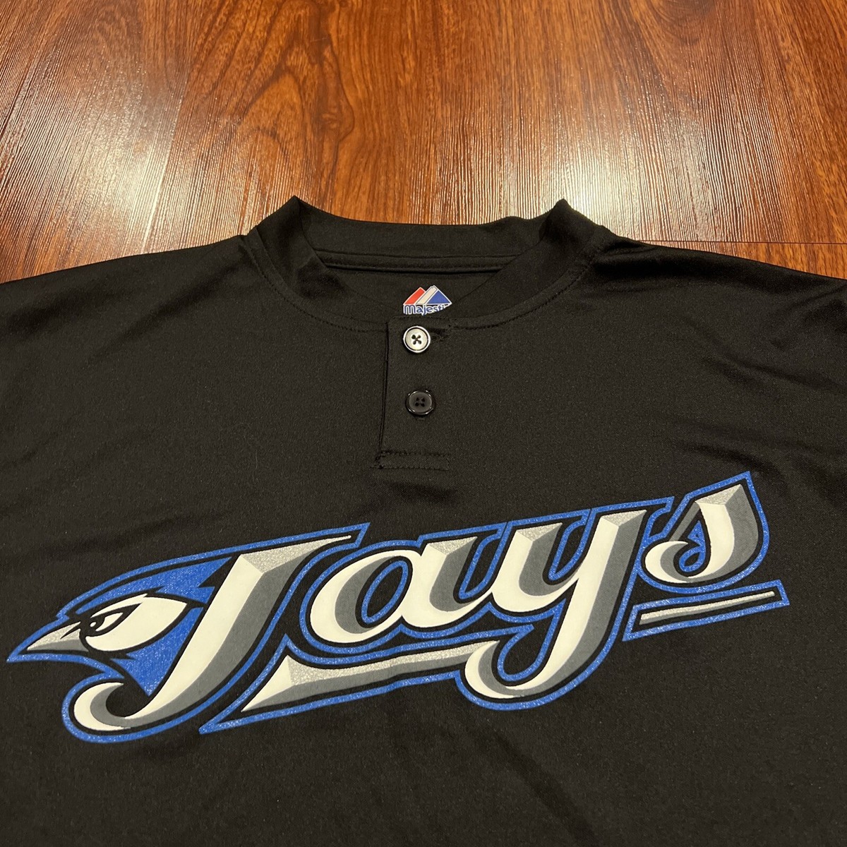 ブルージェイズ メッシュジャージ Lサイズ Majestic Majestic Team MLB Mesh Toronto Blue Jays Jersey Men's Size L