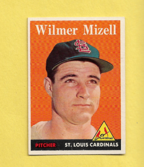 1958 Topps Wilmer Mizell #385 St. Louis Cardinals EX/MINT FREE SHIPPING