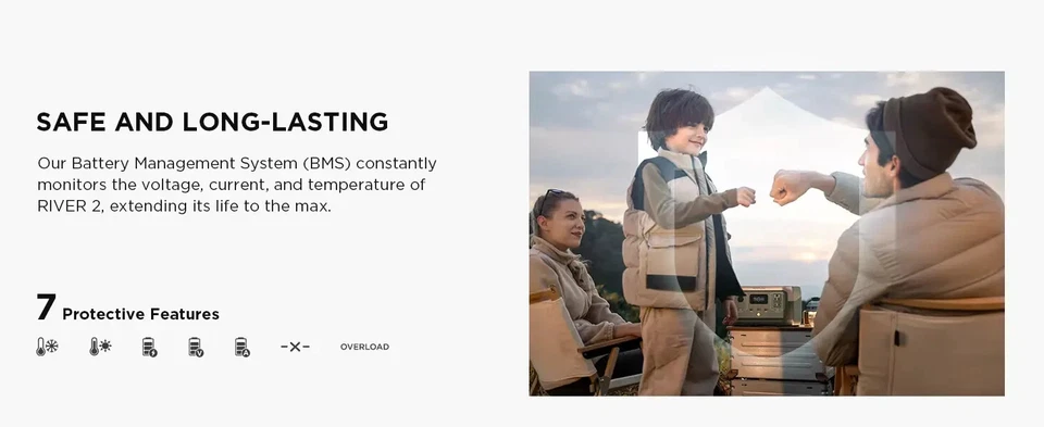 NEW EcoFlow RIVER 2 Portable Power Station with 110WSP (READ DESCRIPTION) - Image 4 of 4